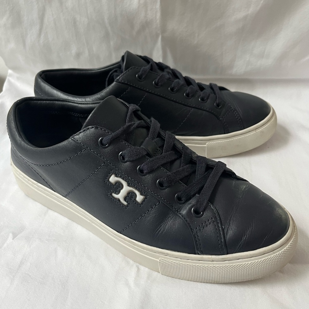 Tory Burch Navy leather sneakers